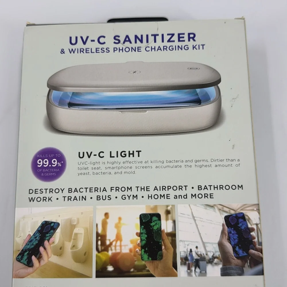 UV-C Sanitizer & Wireless Phone Charging Kit - NEW IN BOX